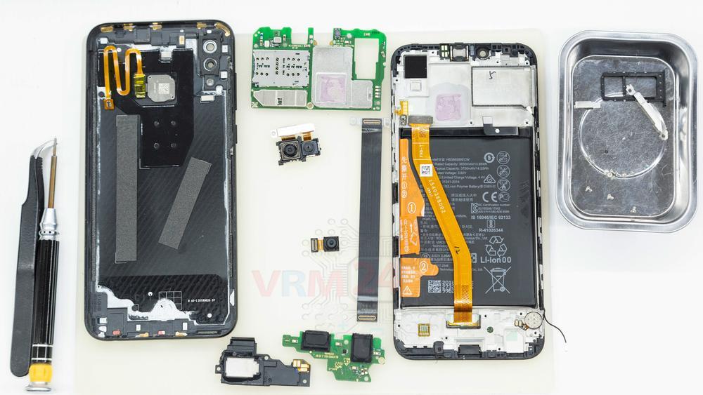 🛠 How to disassemble Huawei Honor Play instruction | Photos + Video