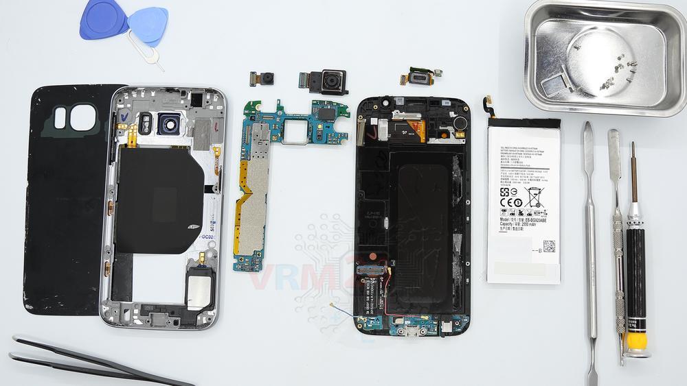 🛠 How to disassemble Samsung Galaxy S6 SM-G920 instruction | Photos + Video