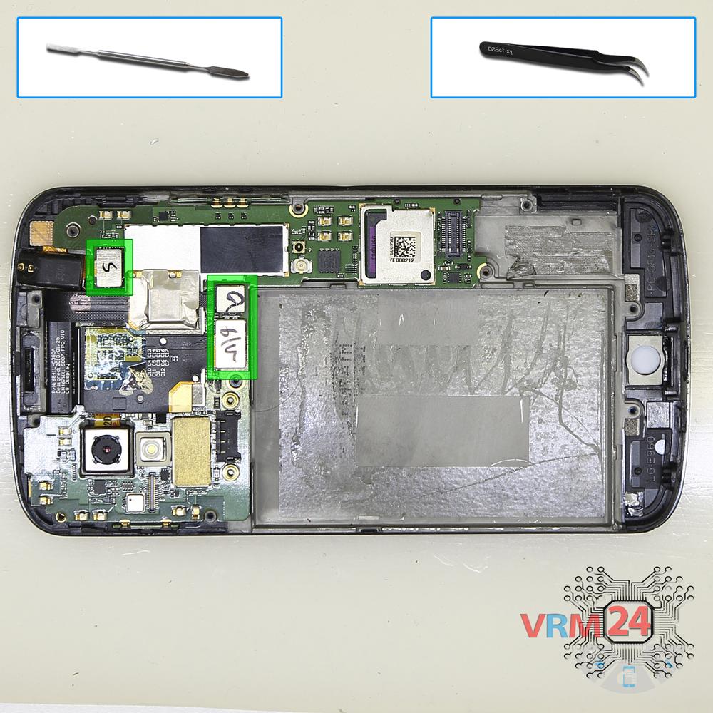 Carcasa Intermedia para Lg Nexus 4 E960 Repuesto de Móvil