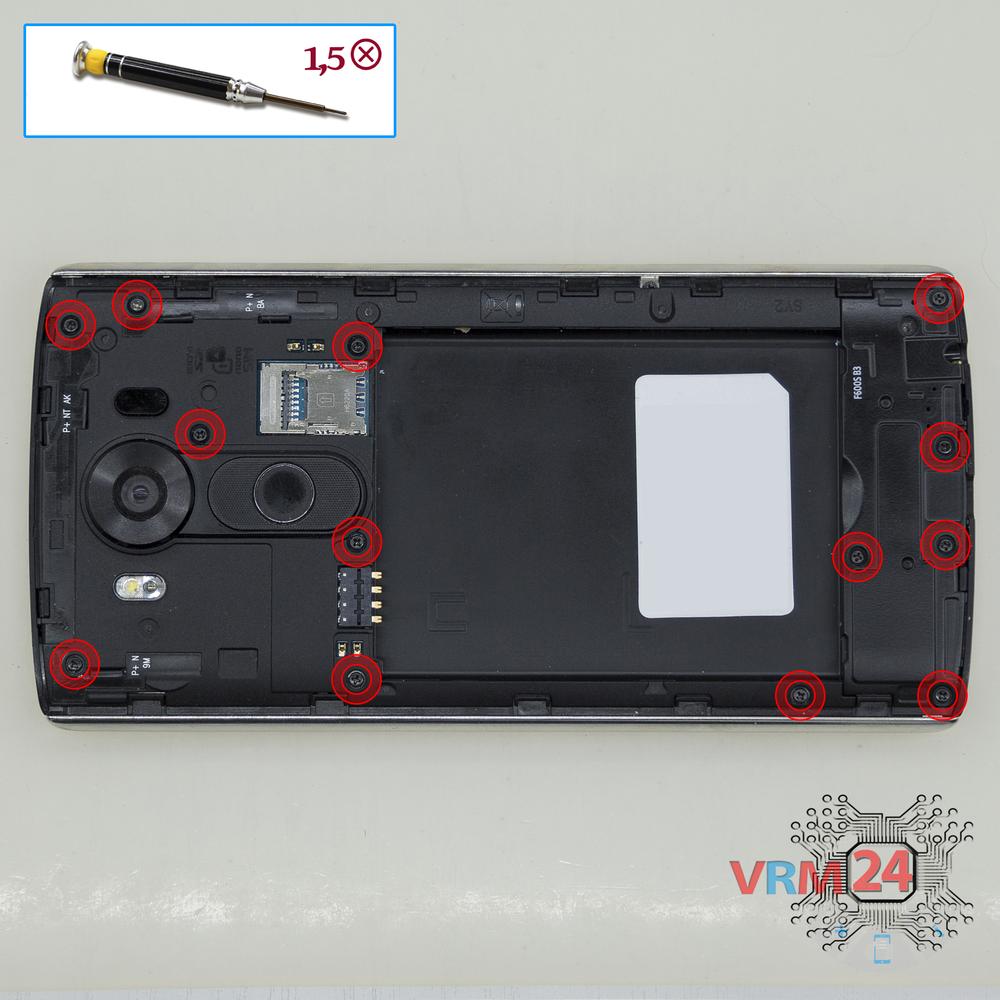 🛠 How to disassemble LG V10 H900 instruction | Photos + Video