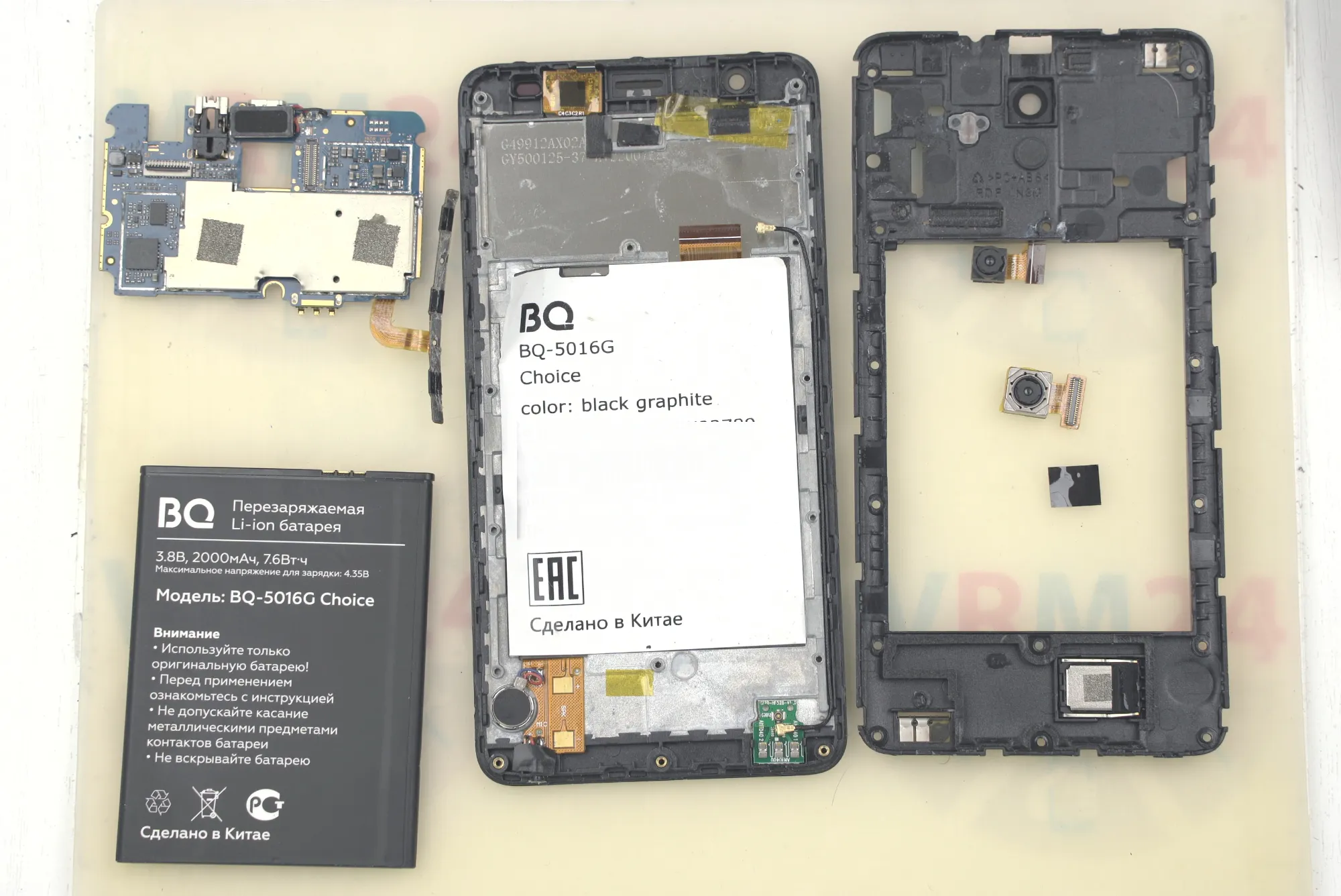 🛠 How to disassemble BQ-5016G Choice instruction | Photos + Video