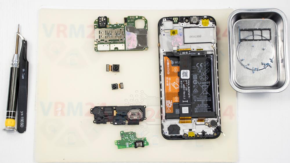 🛠 How to disassemble Huawei Y5 (2019) instruction | Photos + Video