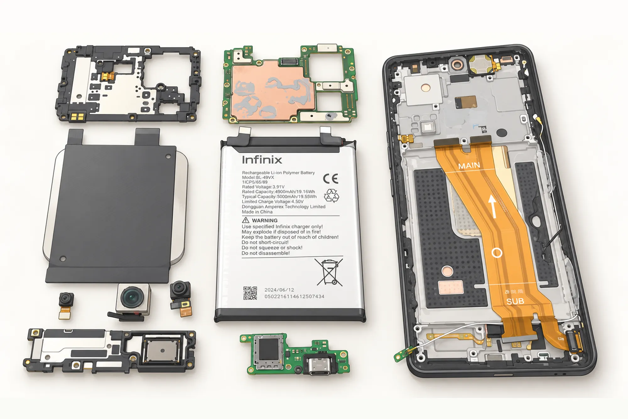 Como desmontar o Infinix Note 40 Pro