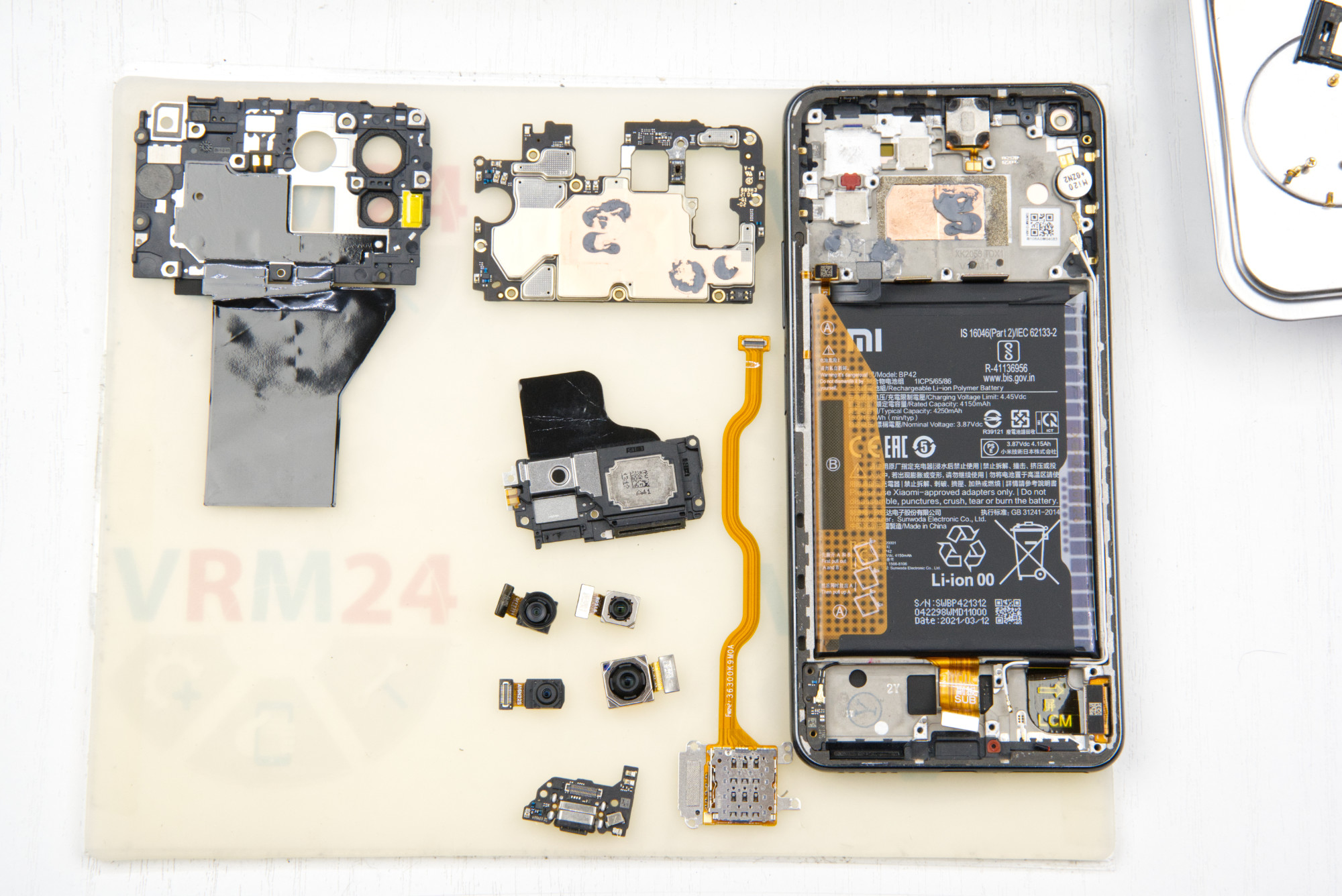 xiaomi 11 lite teardown