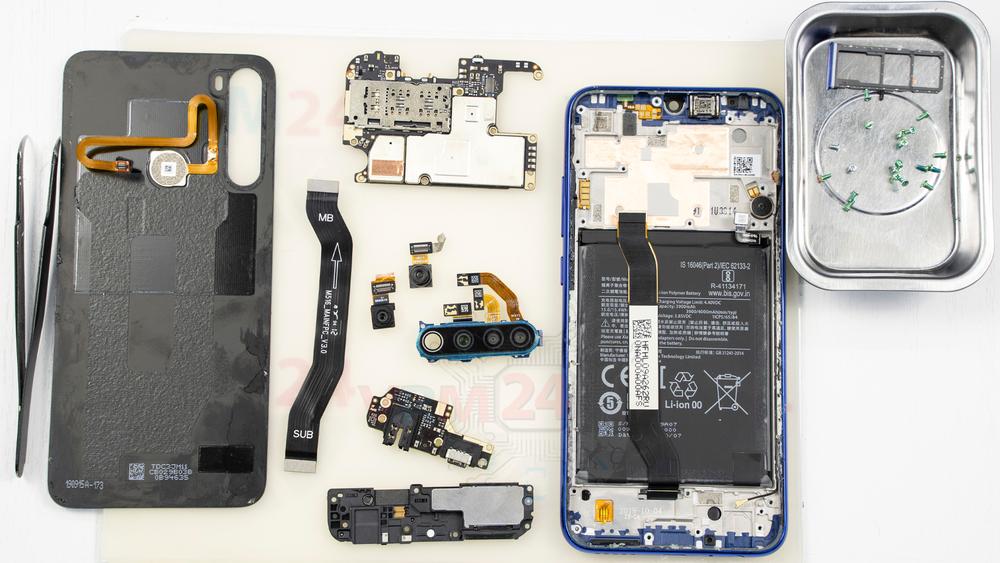 🛠 How to disassemble Xiaomi Redmi Note 8 instruction | Photos + Video