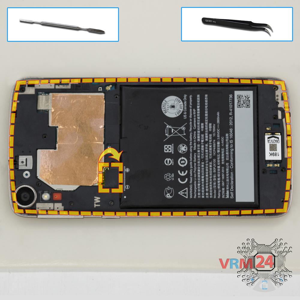 🛠 How to disassemble HTC Desire 828 instruction Photos +