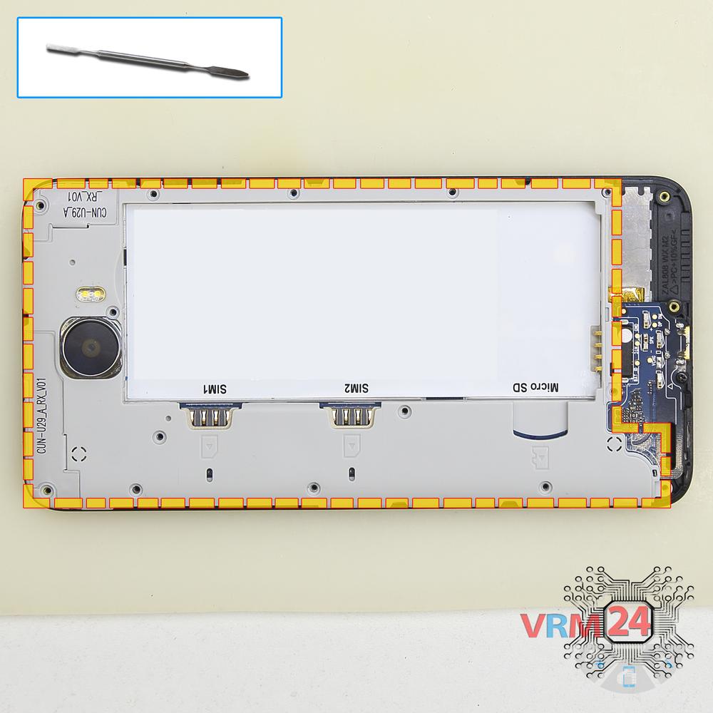 🛠 How to disassemble Huawei Y5II instruction Photos + Video