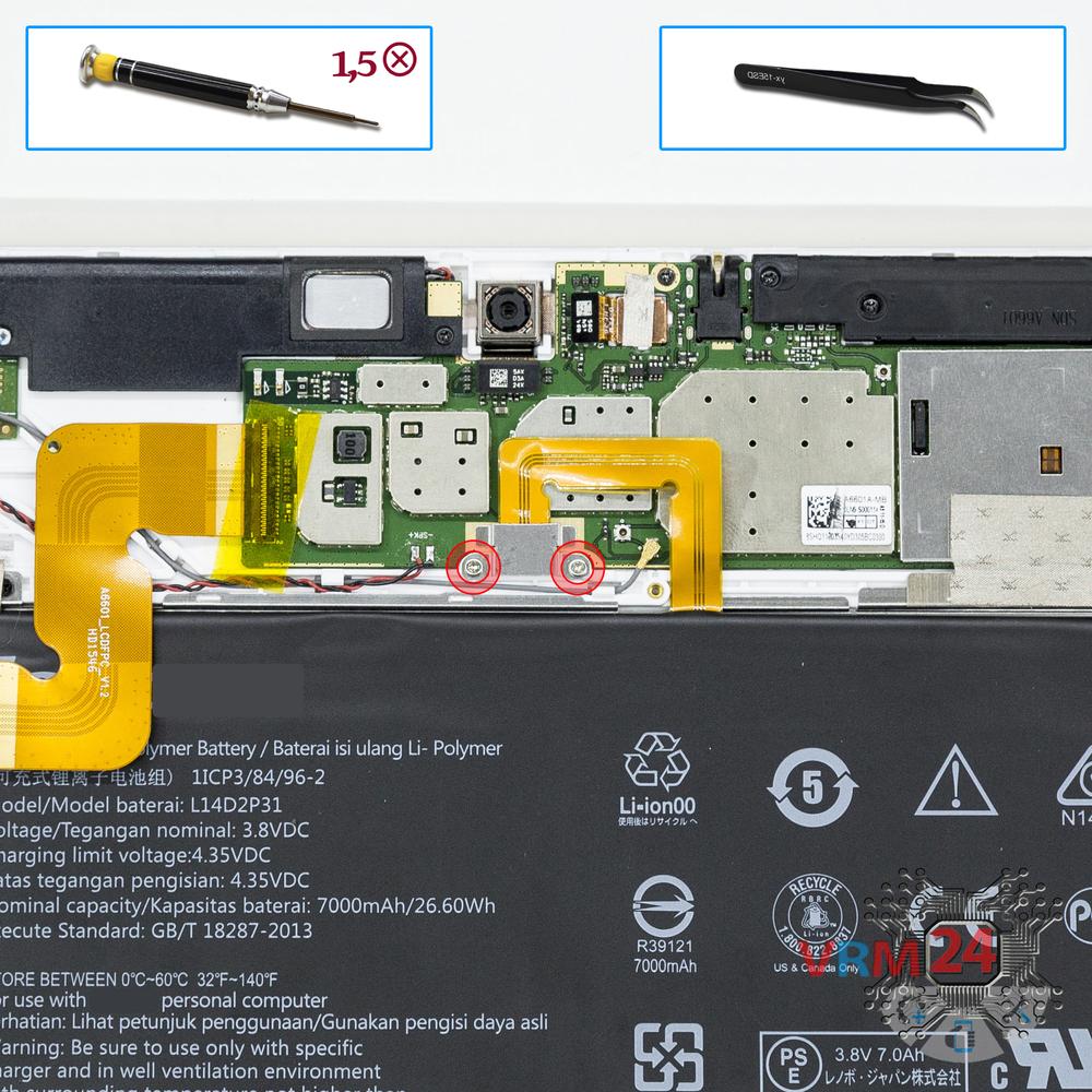 Lenovo tab 2 a10 70l замена разъема зарядки