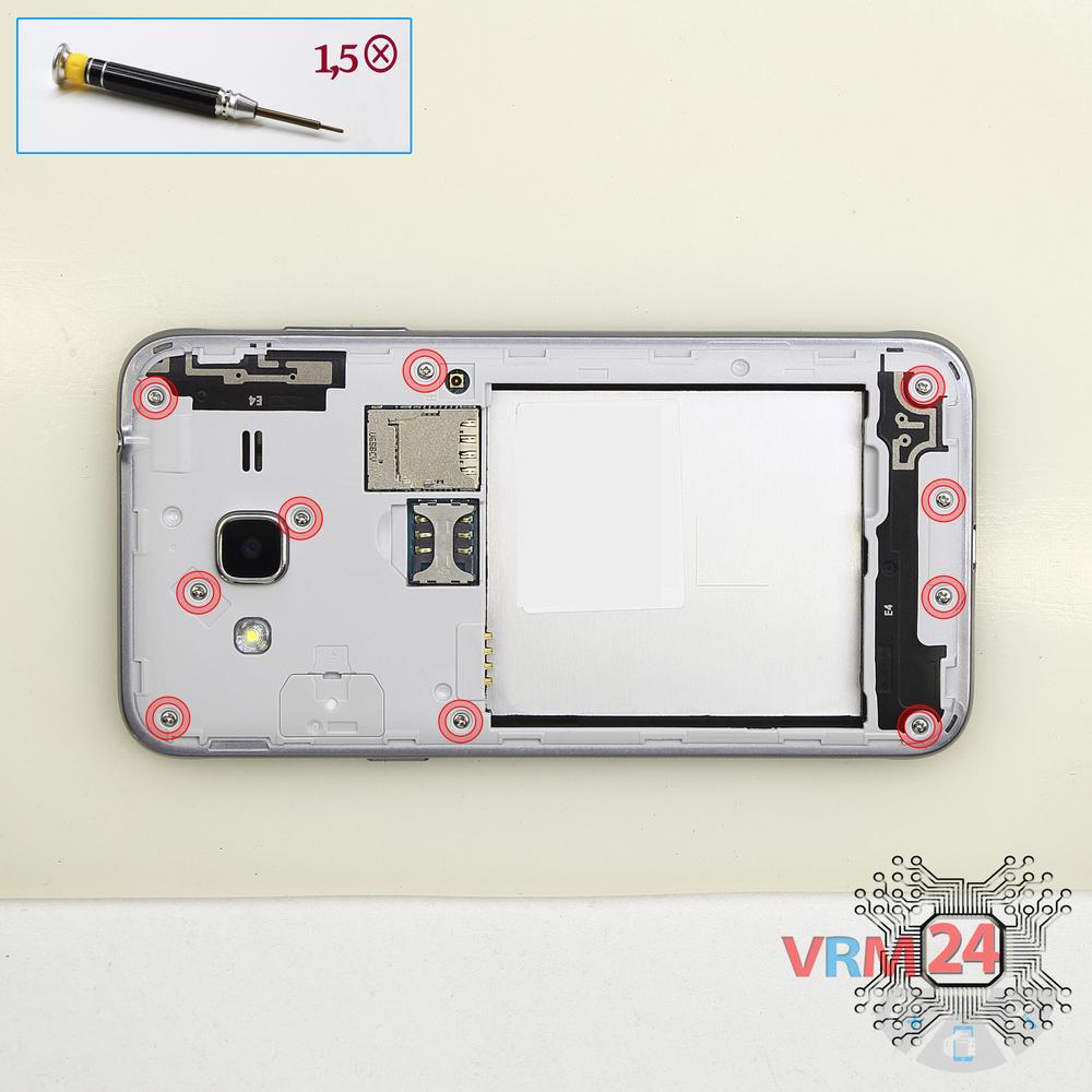 🛠 How to disassemble Samsung Galaxy J3 (2016) SMJ320 instruction
