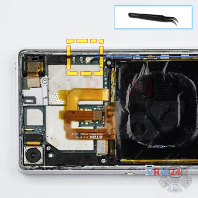 Cómo desmontar Sony Xperia Z3v, Paso 3/1