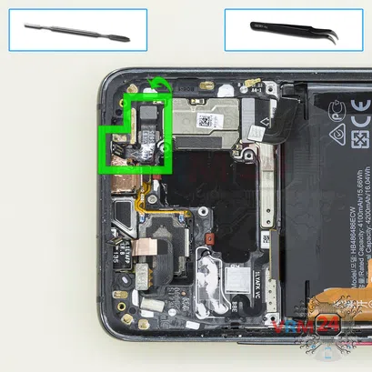 How to disassemble Huawei Mate 20 Pro, Step 21/1