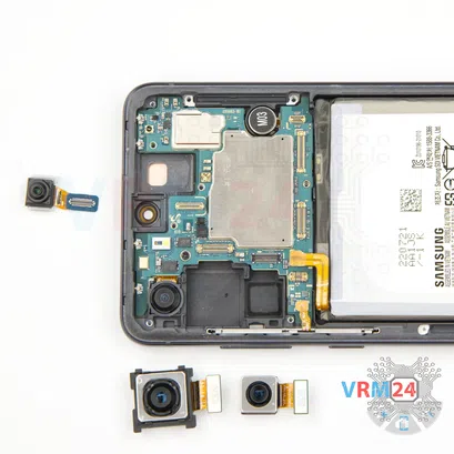 Como desmontar Samsung Galaxy S21 FE SM-G990 por si mesmo, Passo 13/2