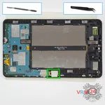 Cómo desmontar Samsung Galaxy Tab A 10.1'' (2016) SM-T585, Paso 15/1