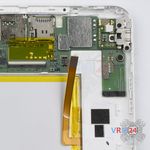 Como desmontar Huawei MediaPad T1 8.0'' por si mesmo, Passo 7/2