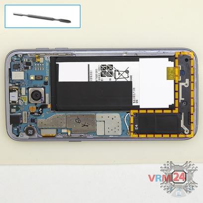 How to disassemble Samsung Galaxy S7 Edge SM-G935, Step 6/1
