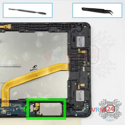 Cómo desmontar Samsung Galaxy Tab A 10.5'' SM-T590, Paso 11/1