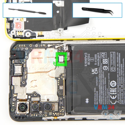 How to disassemble Xiaomi POCO M3 Pro, Step 8/1