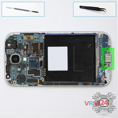 How to disassemble Samsung Galaxy S4 GT-i9500, Step 6/1
