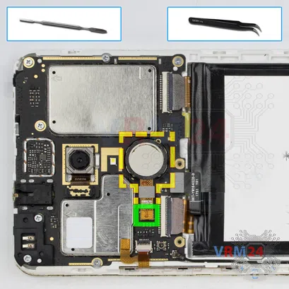 Cómo desmontar Alcatel 3C 5026D, Paso 6/1