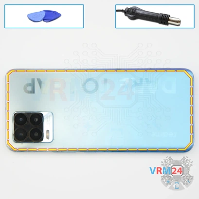 How to disassemble Realme 8 Pro, Step 3/1