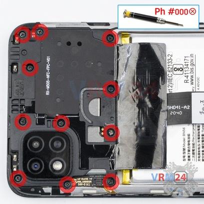 Como desmontar Xiaomi Redmi 9C por si mesmo, Passo 5/1