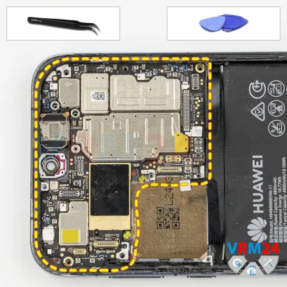 How to disassemble Huawei Pura 70, Step 19/1