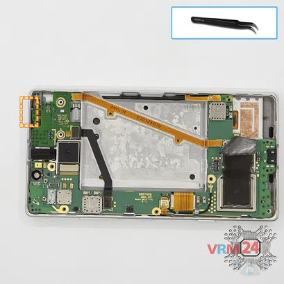 Cómo desmontar Nokia Lumia 930 RM-1045, Paso 6/1
