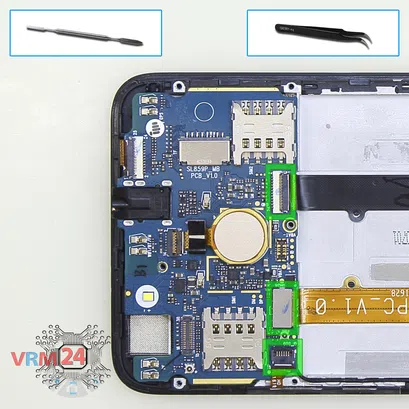 How to disassemble Micromax Canvas Juice 4 Q465, Step 12/1