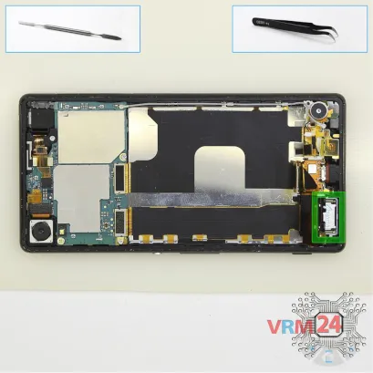 How to disassemble Sony Xperia Z3 Plus, Step 9/1