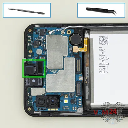 Cómo desmontar Samsung Galaxy A20 SM-A205, Step 12/1