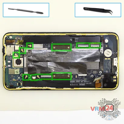 How to disassemble HTC Butterfly, Step 8/1