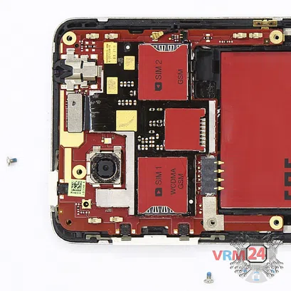 How to disassemble HTC Desire 400, Step 7/2