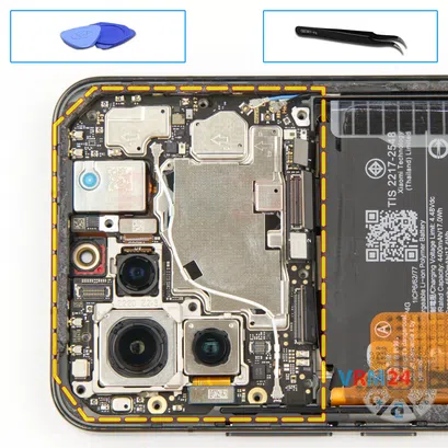 How to disassemble Xiaomi 13, Step 18/1