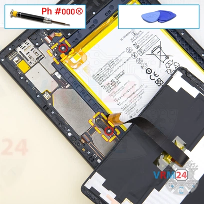 How to disassemble Huawei Mediapad T10s, Step 4/1