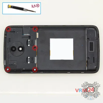 How to disassemble Motorola Moto C Plus XT1723, Step 3/1