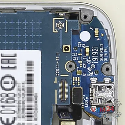 How to disassemble Samsung Galaxy S4 Mini Duos GT-I9192, Step 7/5