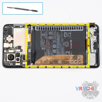 Como desmontar Xiaomi Redmi Note 10 Pro por si mesmo, Passo 10/1