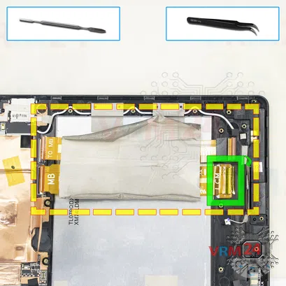 Cómo desmontar Asus ZenPad Z8 ZT581KL, Paso 10/1
