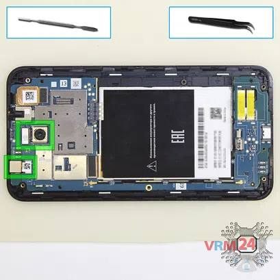 How to disassemble Asus ZenFone Go ZB551KL, Step 7/1