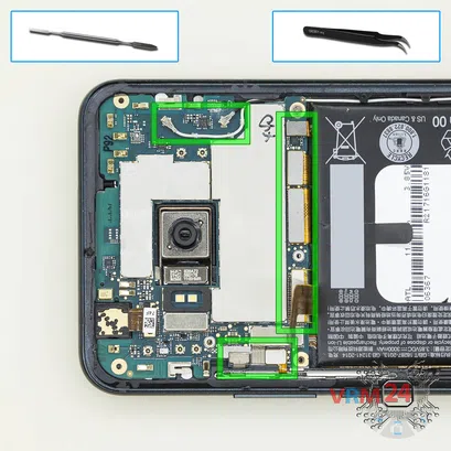 Cómo desmontar HTC U11, Paso 15/1