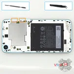 How to disassemble HTC Desire 626, Step 2/1