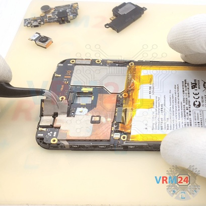 Cómo desmontar Asus ZenFone 4 Selfie Pro ZD552KL, Paso 14/3