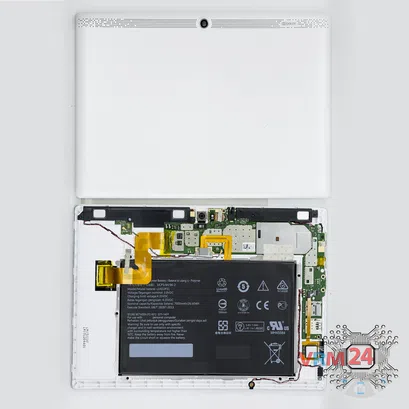 How to disassemble Lenovo Tab 2 A10-70, Step 1/2