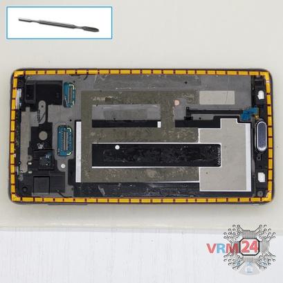How to disassemble Samsung Galaxy Note 4 SM-N910, Step 6/1