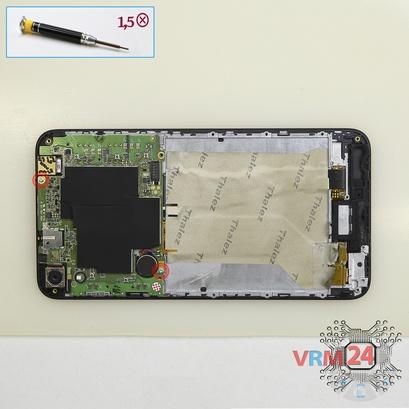 How to disassemble HTC One E9s, Step 10/1
