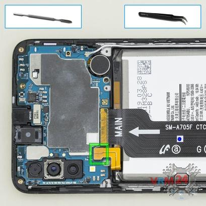Como desmontar Samsung Galaxy A70 SM-A705 por si mesmo, Passo 5/1