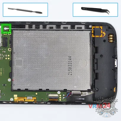 How to disassemble Alcatel OT POP C9 7047D, Step 5/2