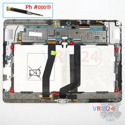 How to disassemble Samsung Galaxy Tab Pro 10.1'' SM-T525, Step 6/1