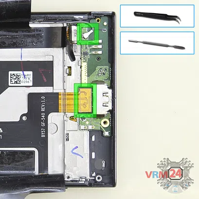 Cómo desmontar Sony Xperia XA1, Paso 7/1
