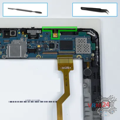 Cómo desmontar Samsung Galaxy Tab 8.9'' GT-P7300, Paso 14/1